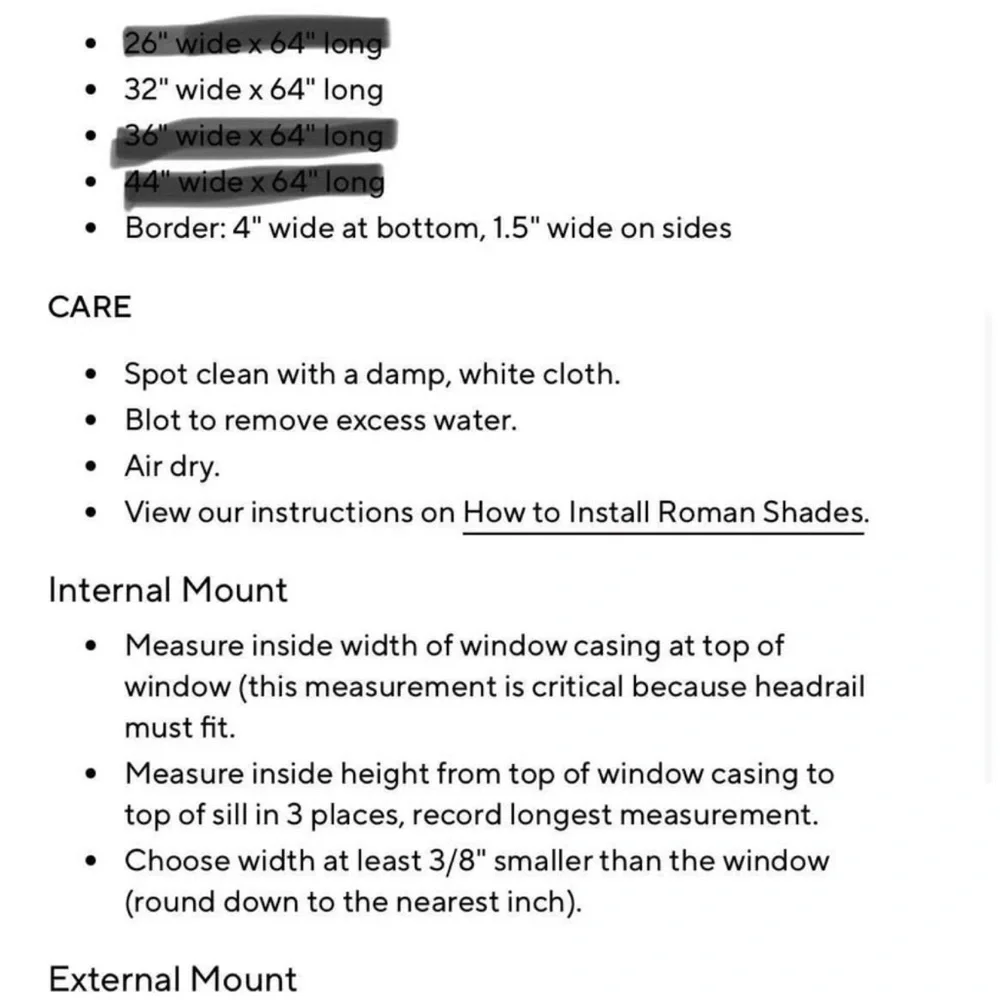Pottery Barn Kids Gray and White Blackout Roman Shade Window Covering